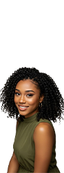 Curly hair